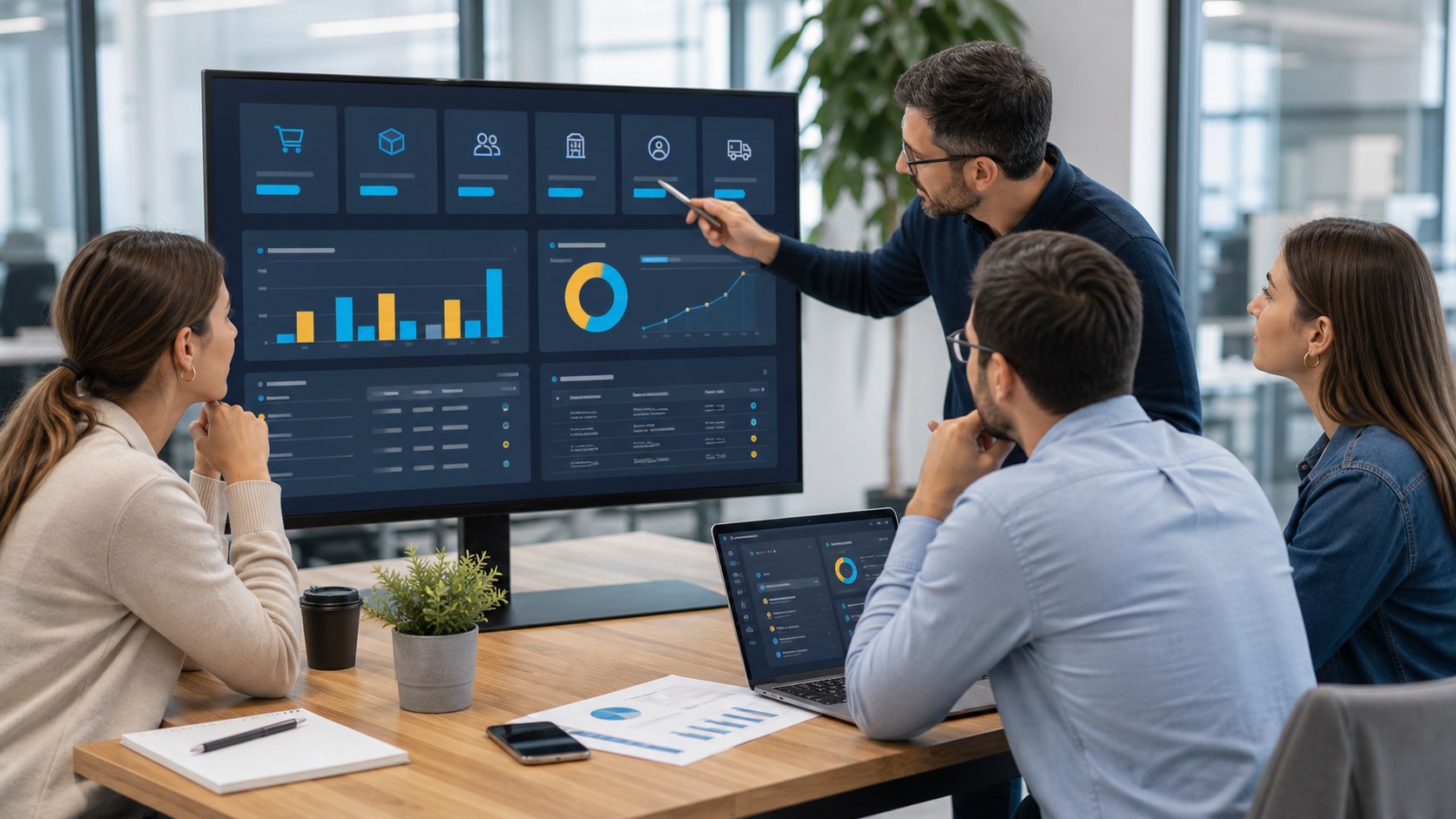 Software propio para empresas con paneles de gesti&oacute;n y reportes